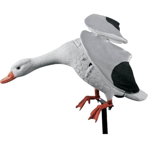 The wing-flapping motion simulates a landing goose or a goose stretching its wings, and eliminates the need for flagging. . Lucky duck flapper wings
